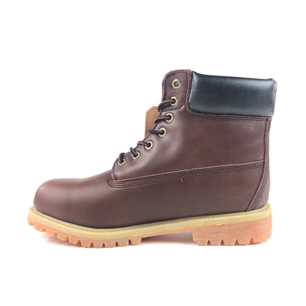 Levis Harrison LE Brown Mens Leather Boots - Picture 3 of 8